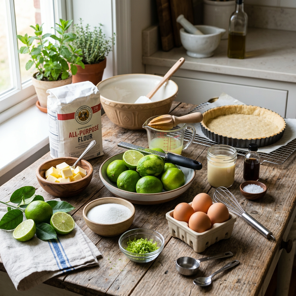 ingrediente tarta cu lime