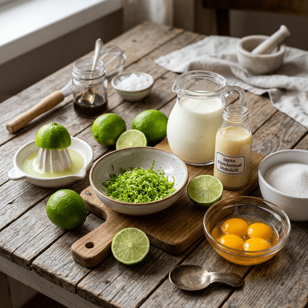 ingrediente inghetata cu lime
